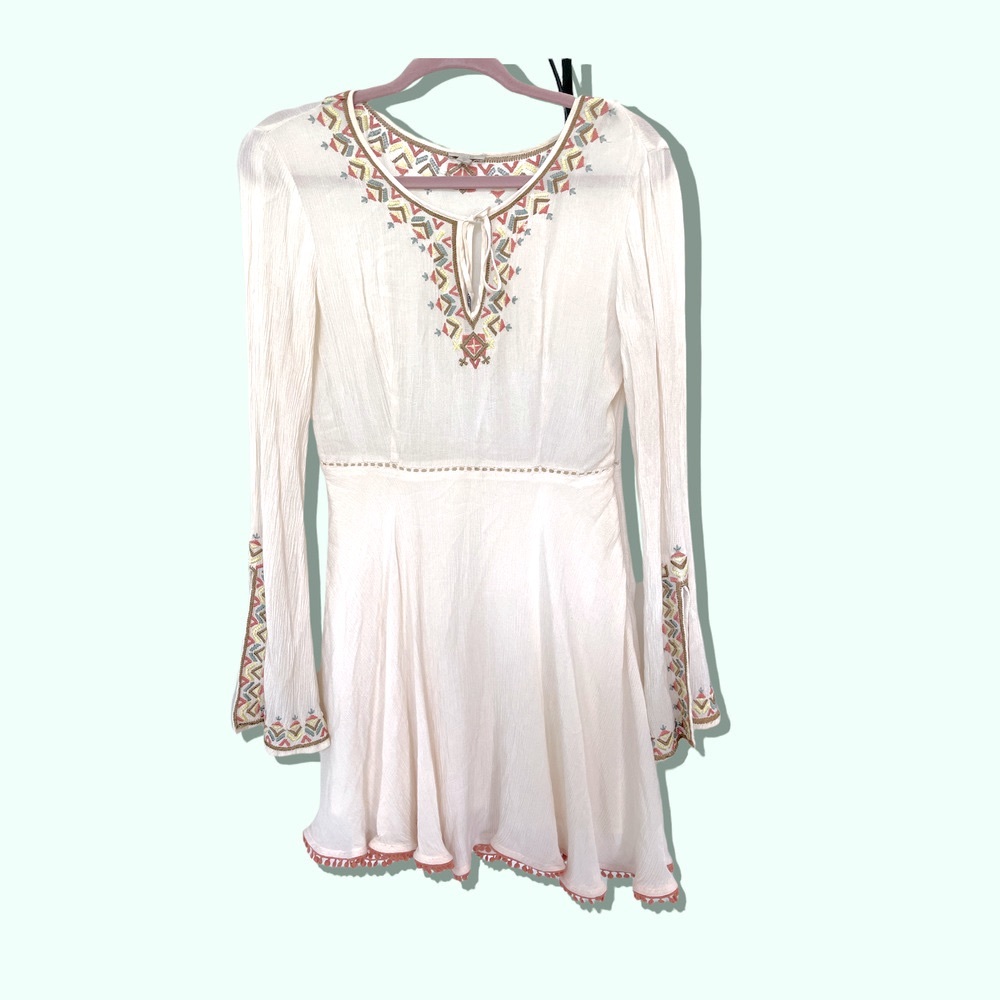 Boho Flutter Sleeve Dress